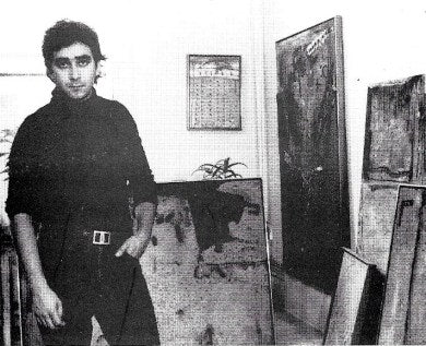 Photo of Joseph Amar in his studio