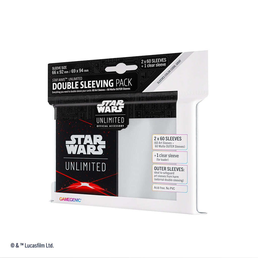 Star Wars: Unlimited - Art Sleeves Double Sleeving Pack - Space Red