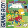 Front cover view of Bart Simpson's Escape From Camp Deadly for GameBoy