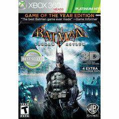 Batman: Arkham Asylum [Game Of The Year] - Xbox 360 | Best New & Retro  Video Games | Consoles | Accessories