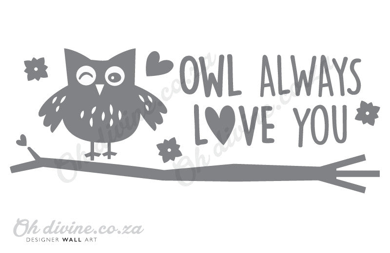 Download Owl always love you Wall Decal - Oh Divine Online Shop for ...