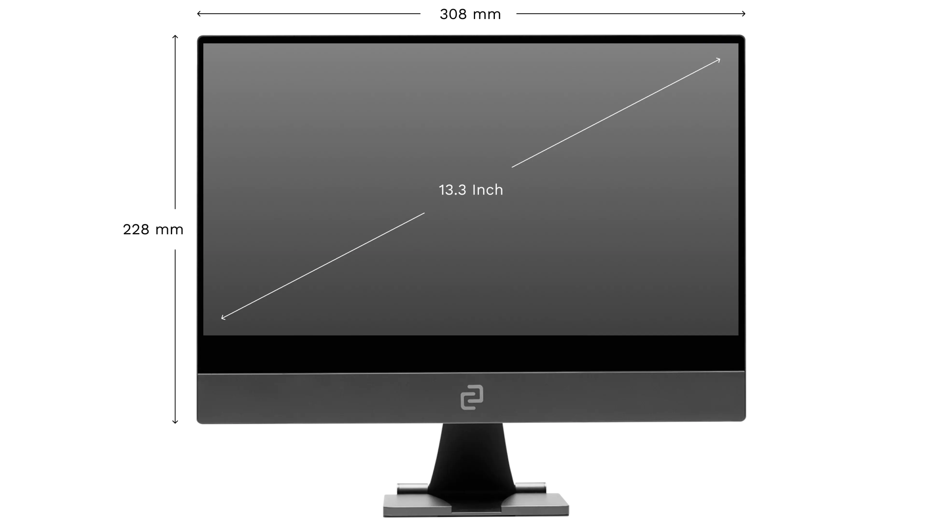 14 Inch Triple Portable Monitor 1080P@60Hz Laptop France