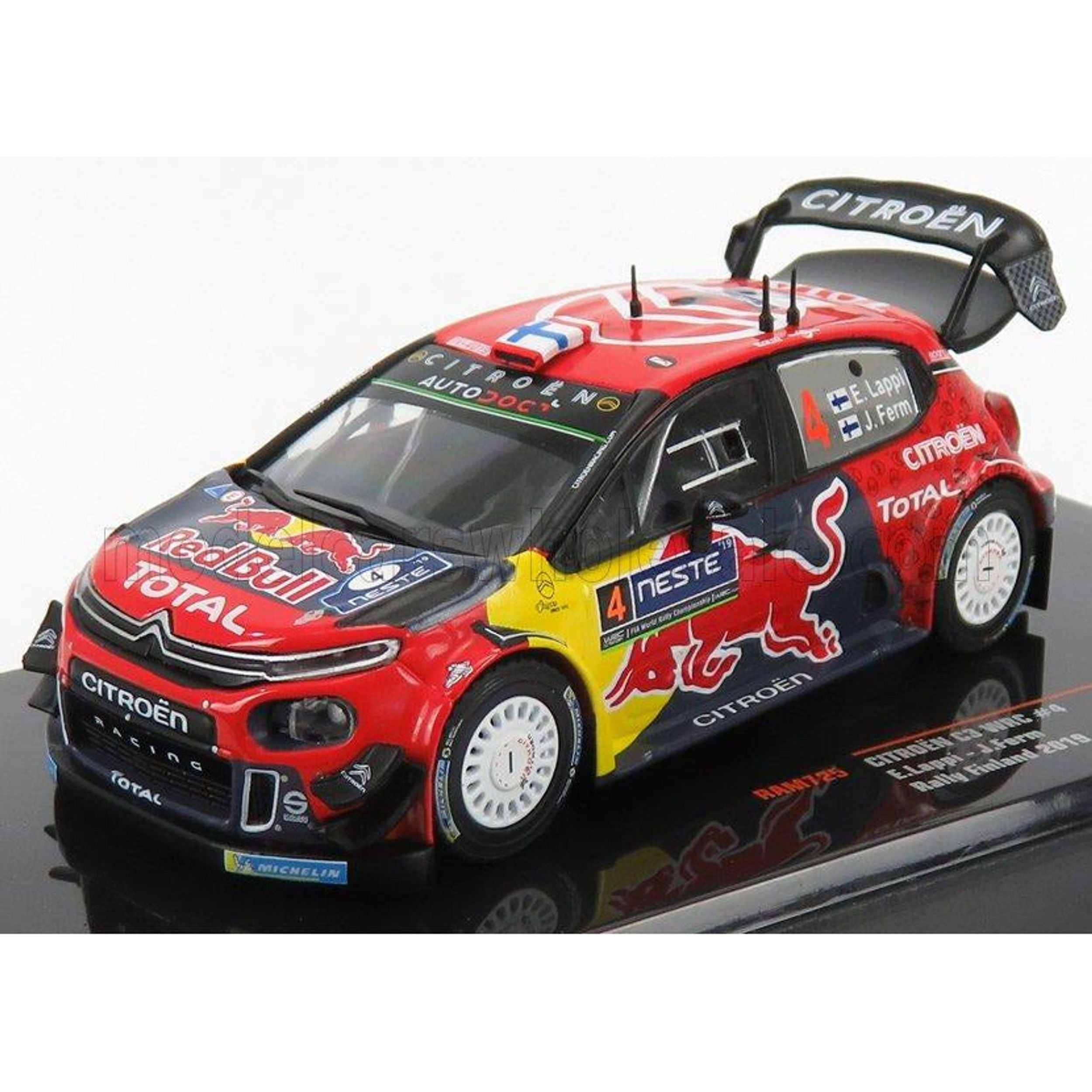 IXO Citroen C3 Wrc Red Bull N 4 Rally Finland 2019   Red