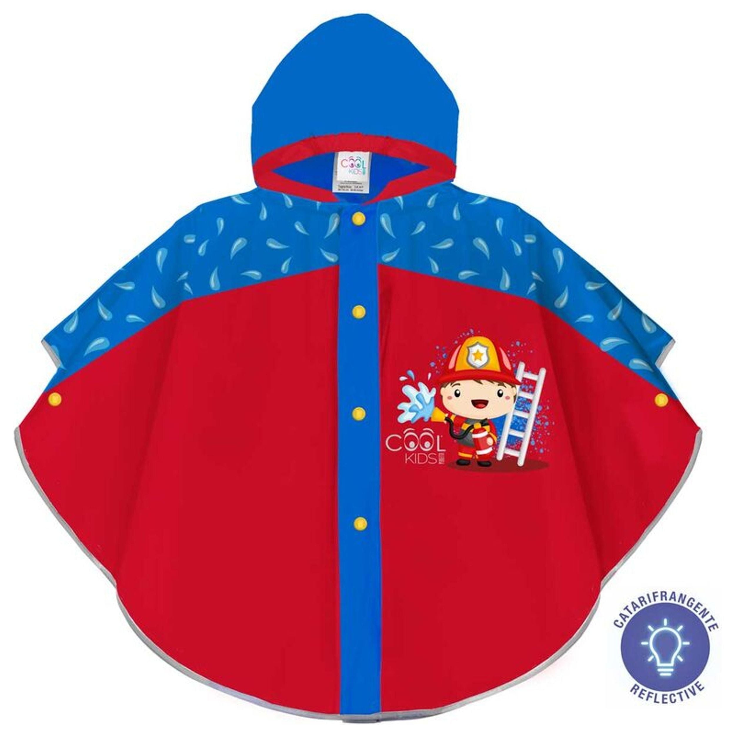 Firefighter EVA Raincoat - 3-6 Years