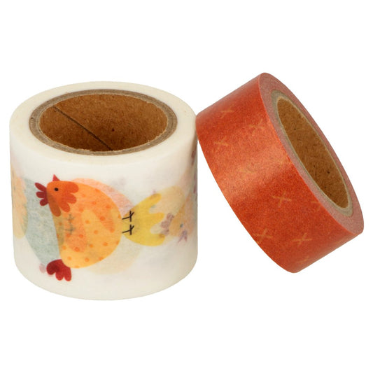 Assortiment de 3 Masking Tape Iridescent/Miroir Jaune - Orange - Rose  15mmx5mm - Assortiment de masking tape - Creavea