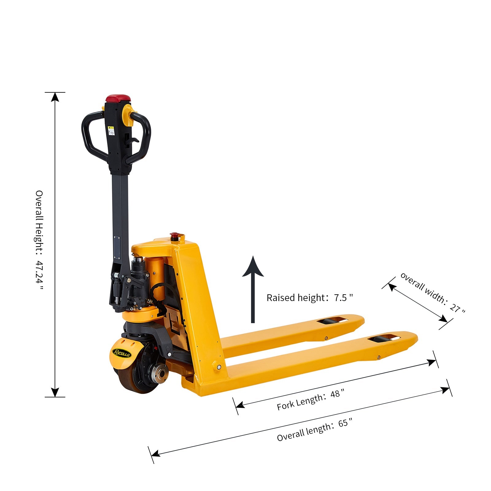 Dimensions of a pallet jack article preview photo