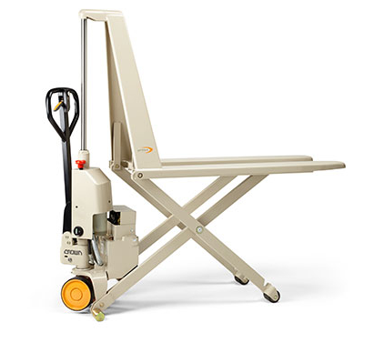 Hand Pallet Jack with Powered Scissor Lift- Crown