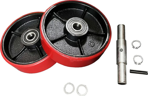 Pallet Jack Ster Wheel Kit With Axles