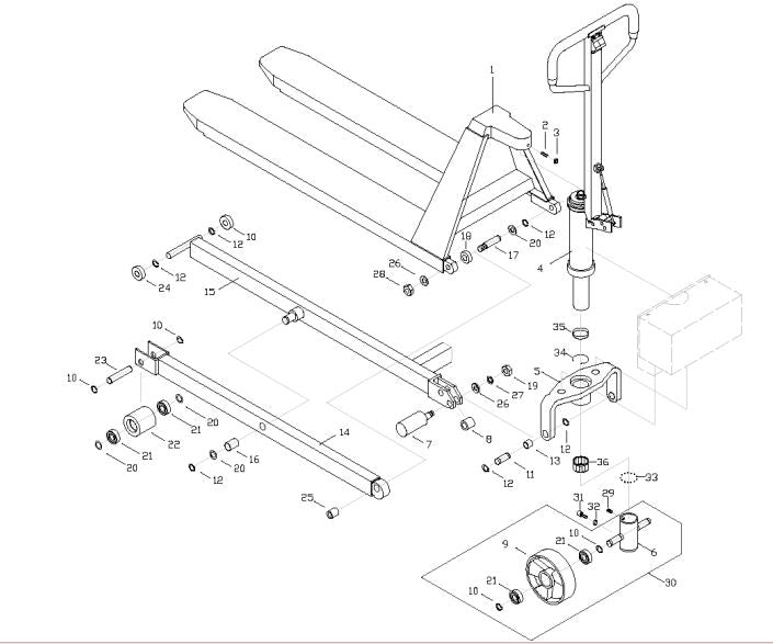 Wesco Pallet Jack Parts Diagram