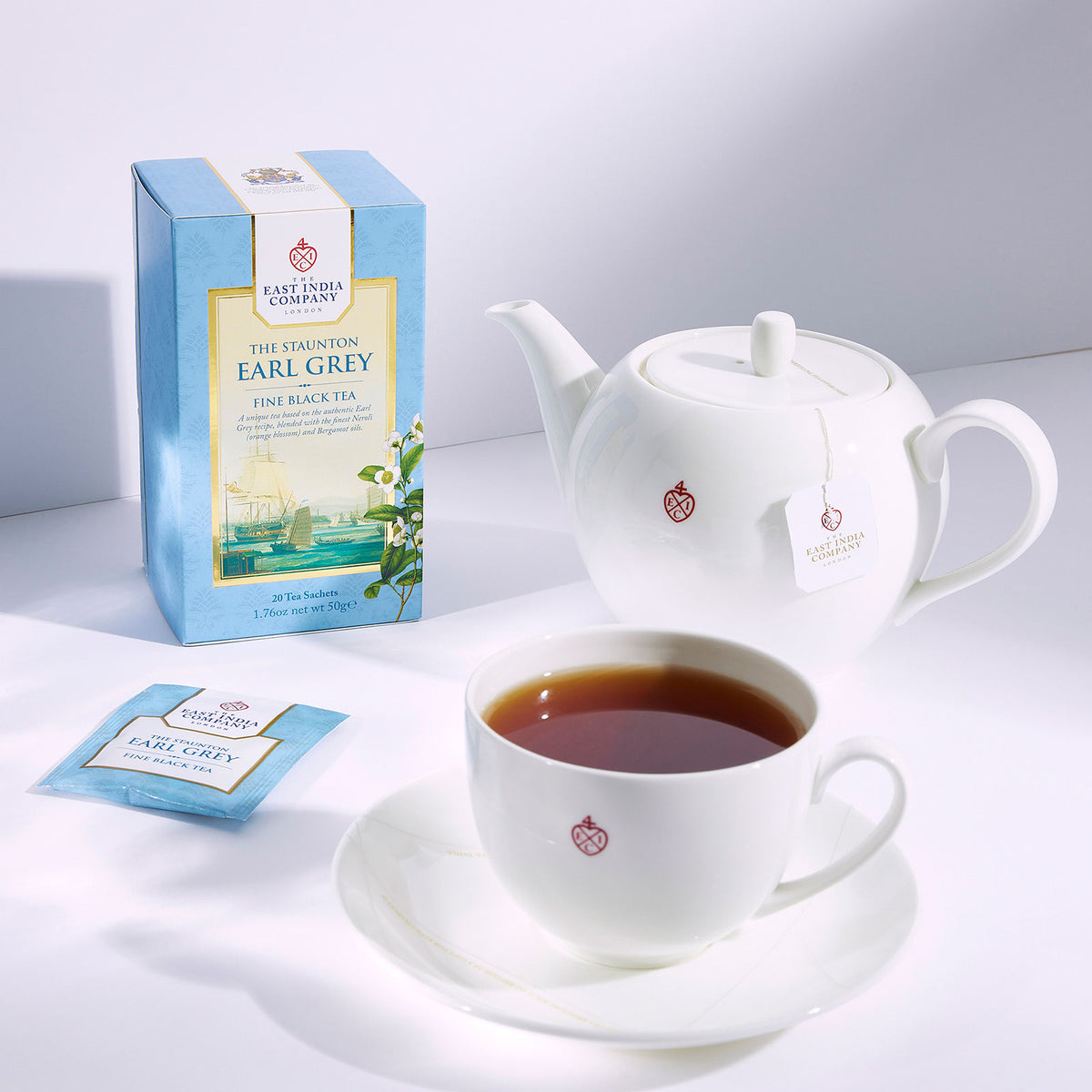 Art of Tea | Organic English Breakfast Tea | 50 Caffeinated Specialty  Pyramid Tea Bag Sachets