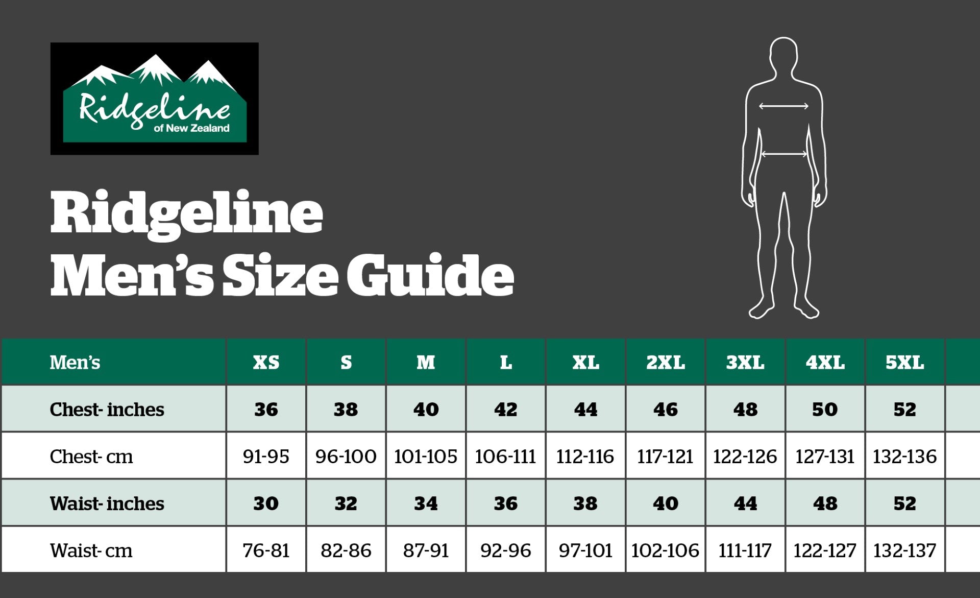 Men's Size Guide