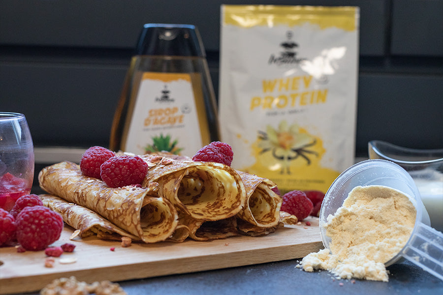 Crêpes à la whey protéine 