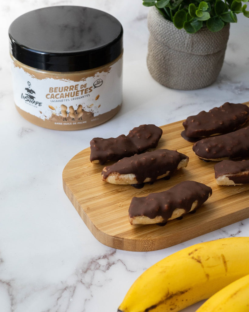 Recette snack healthy banane beurre de cacahuètes