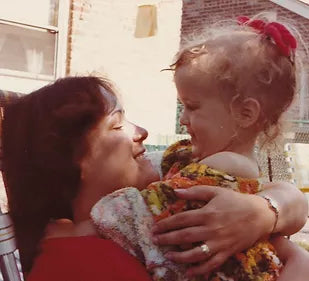 Beth and her mom looking super adorable in the early 1980s