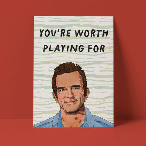 A charming Jeff Probst greeting card. funny birthday cards boyfriend