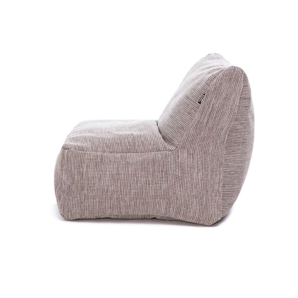 Dies ist der Medium Sessel von Brom-Living in der Farbe Pflaume