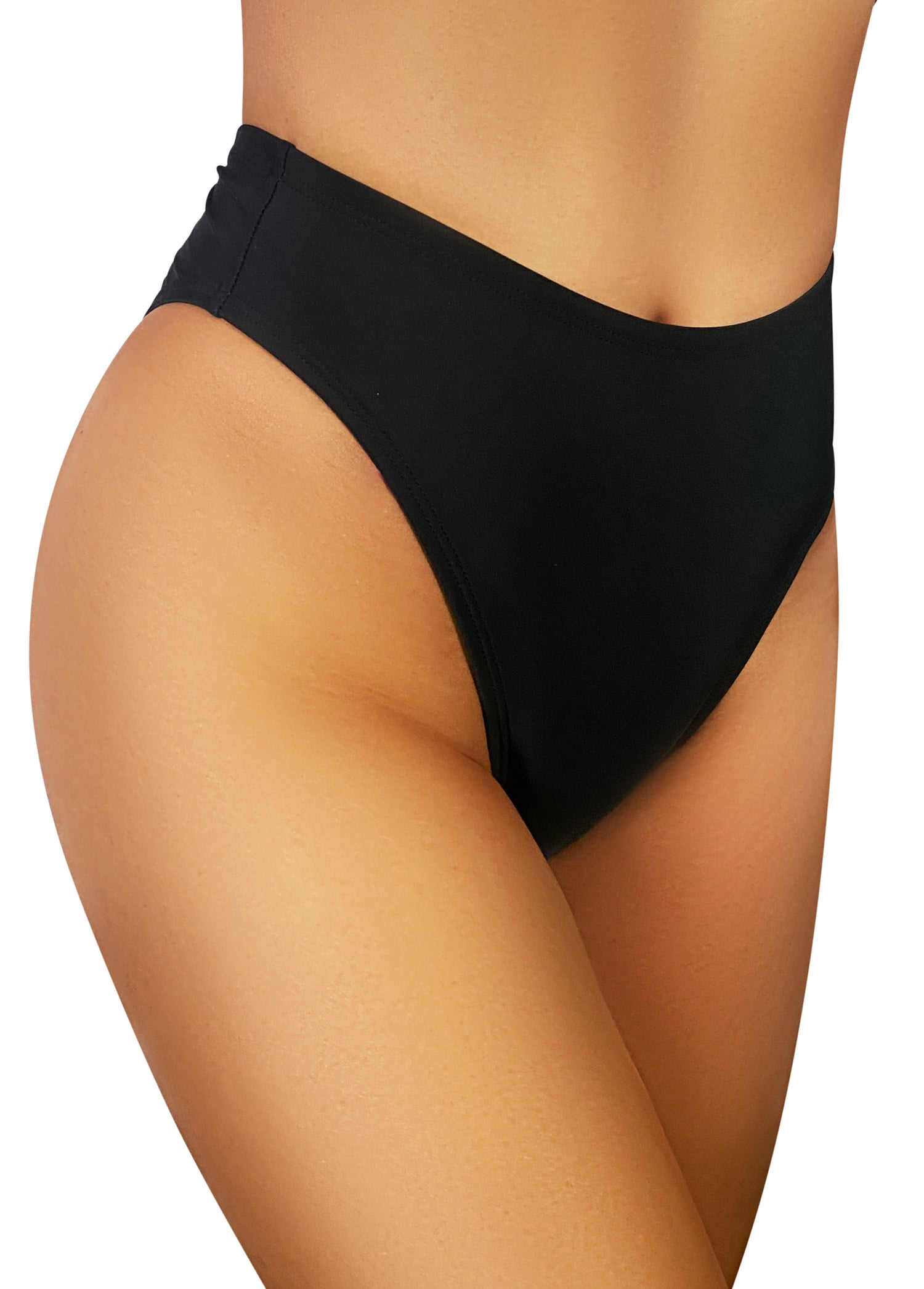 Essential High Waisted Hot Pants - Black