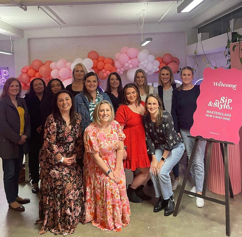 image of a group of women at a Sip & Style Co Masterclas