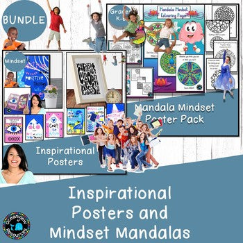 Mindset Posters and Mandala Bundle