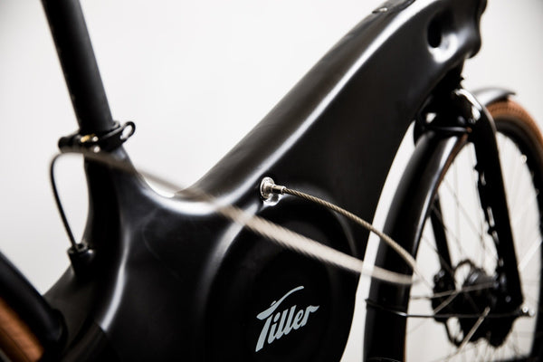 Quicktether cable lock on the Roadster eBike