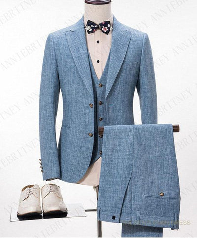 tuxedo jacket pants set 3 pieces wedding suit