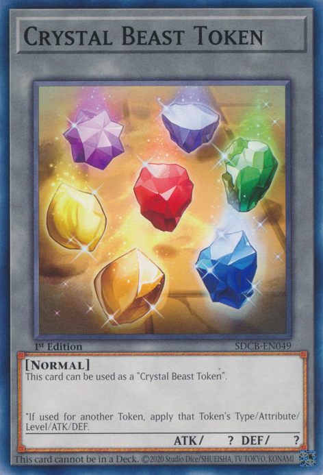 Crystal Beast Token Sdcb En049 Common