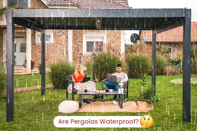 Waterproof pergola