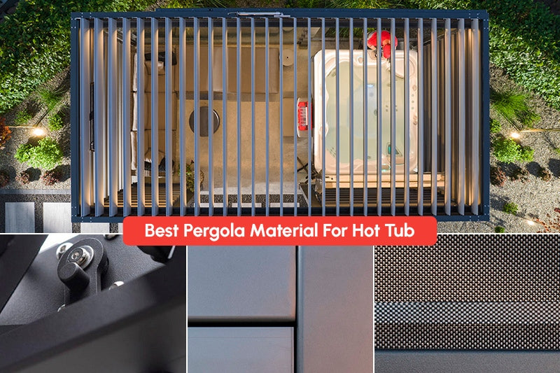 Best Pergola Material For Hot Tub
