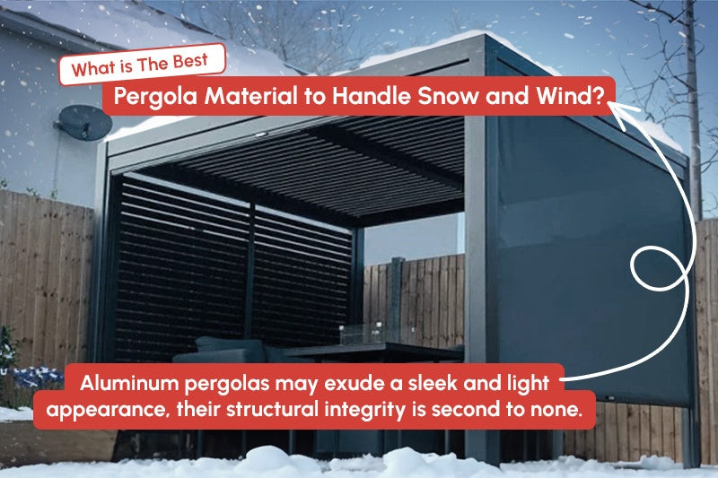 Best Pergola Material to Handle Heavy Snow