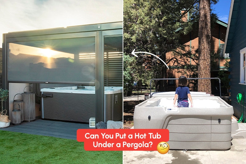 Can You Put a Hot Tub Under a Pergola