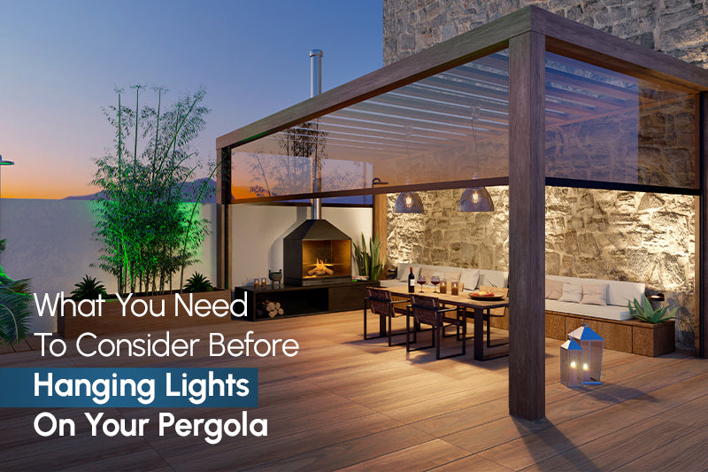 Consider Before Hanging Lights On Your Pergola