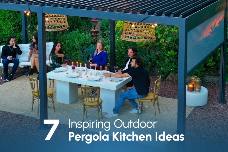 Inspiring Outdoor Pergola Kitchen Ideas