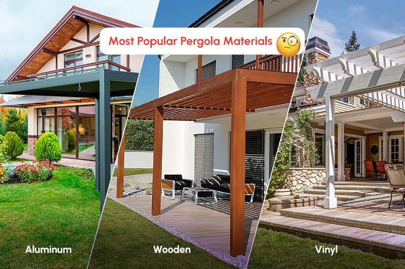 Most Popular Pergola Materials