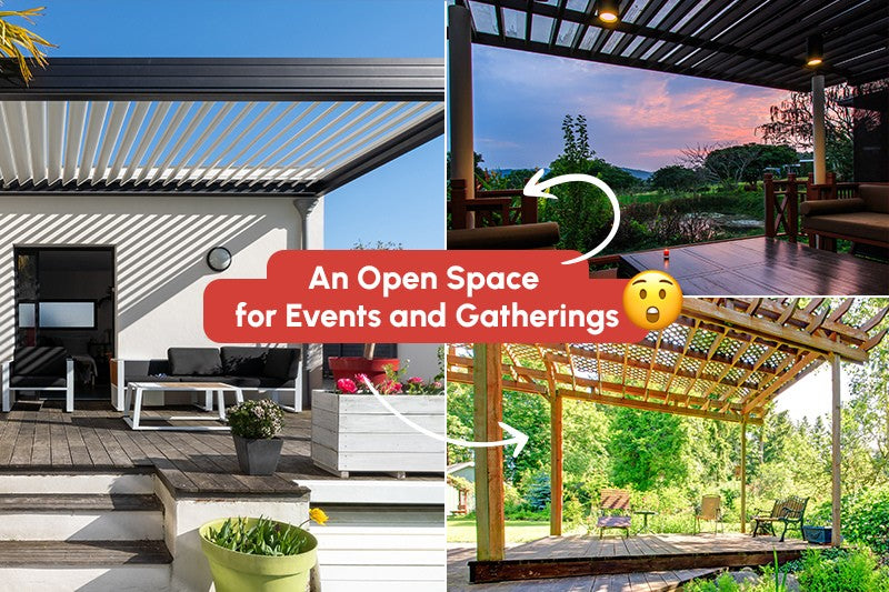 Pergola Space for Events and Gatherings