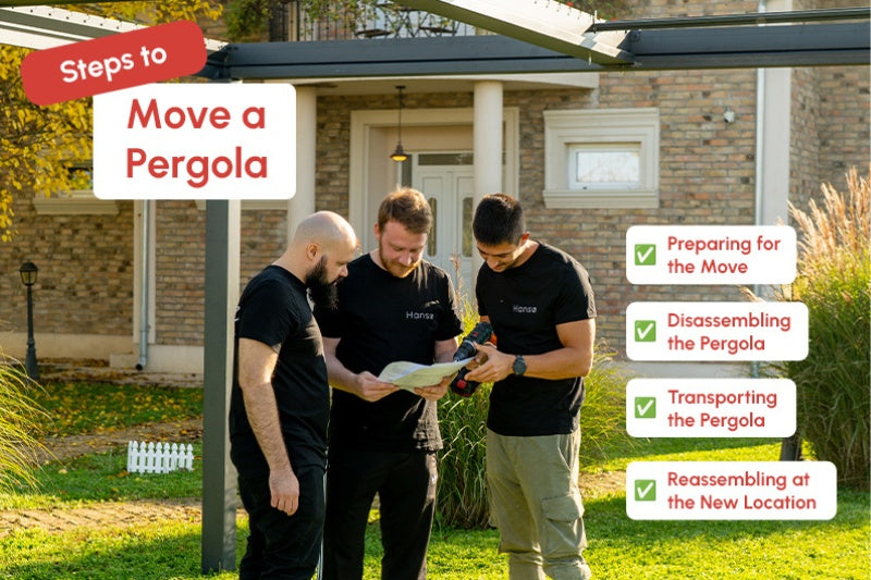 Steps to Move a Pergola