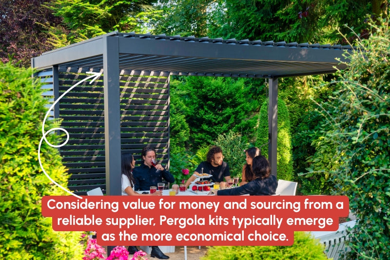 What is Cheaper a Pergola or Gazebo