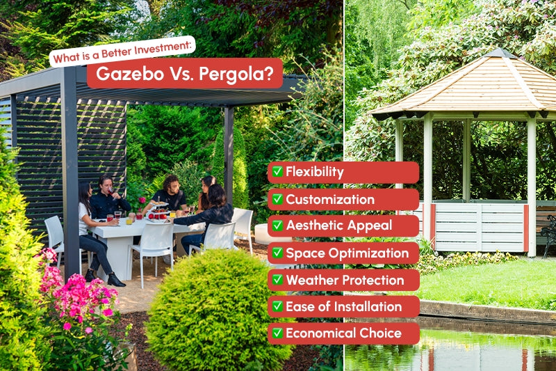 What is a Better Investment Pergola or Gazebo