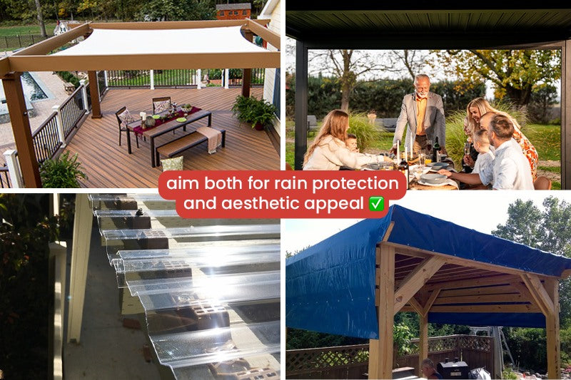 What is the Best Waterproof Roof for a Pergola
