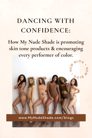 dancing with confidence blog post photo of dancers in skin tone apparel