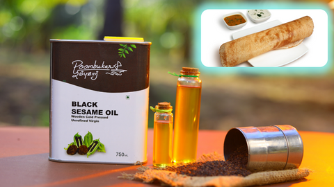  Poombukar Wooden Cold Pressed Sesame Oil Dosa