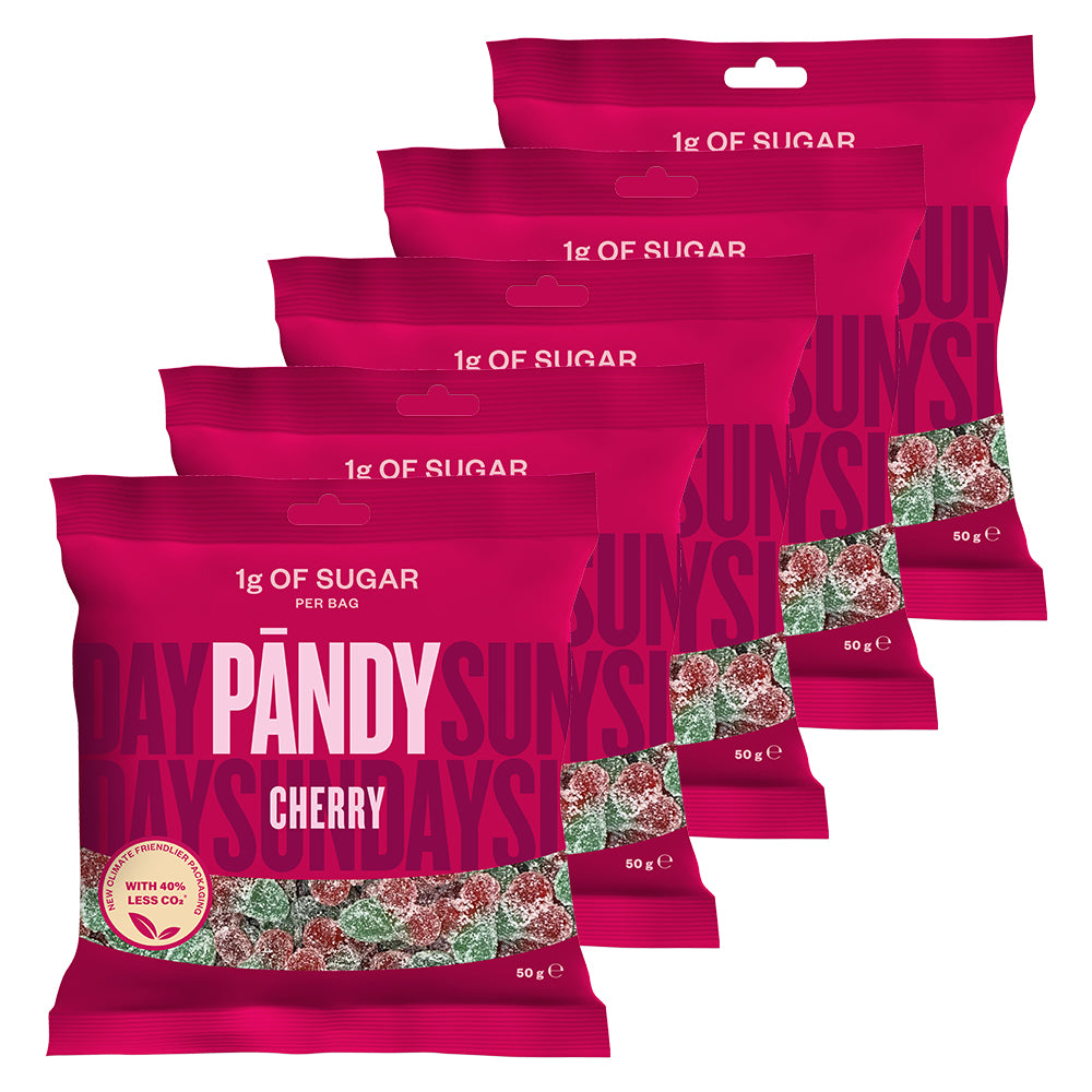 Brug PANDY CANDY - Cherry (6x50g) til en forbedret oplevelse