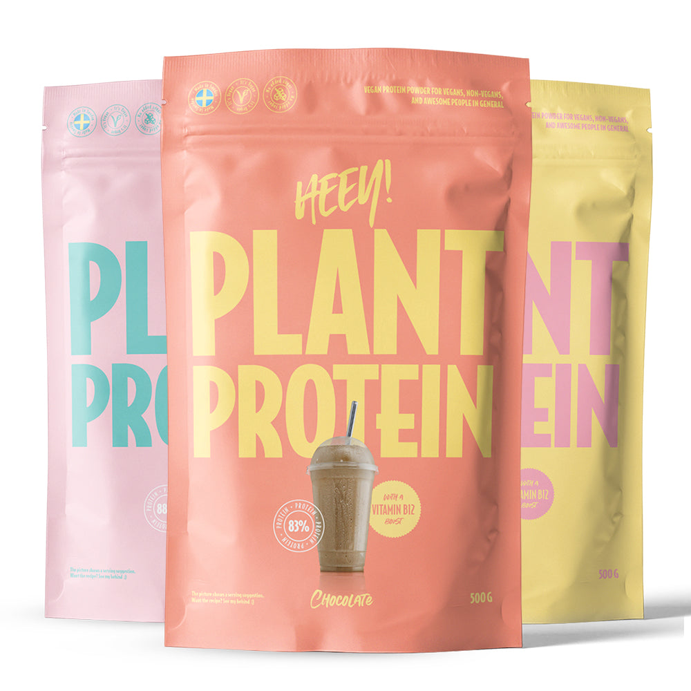 Brug Heey! Vegan Protein (500g) til en forbedret oplevelse