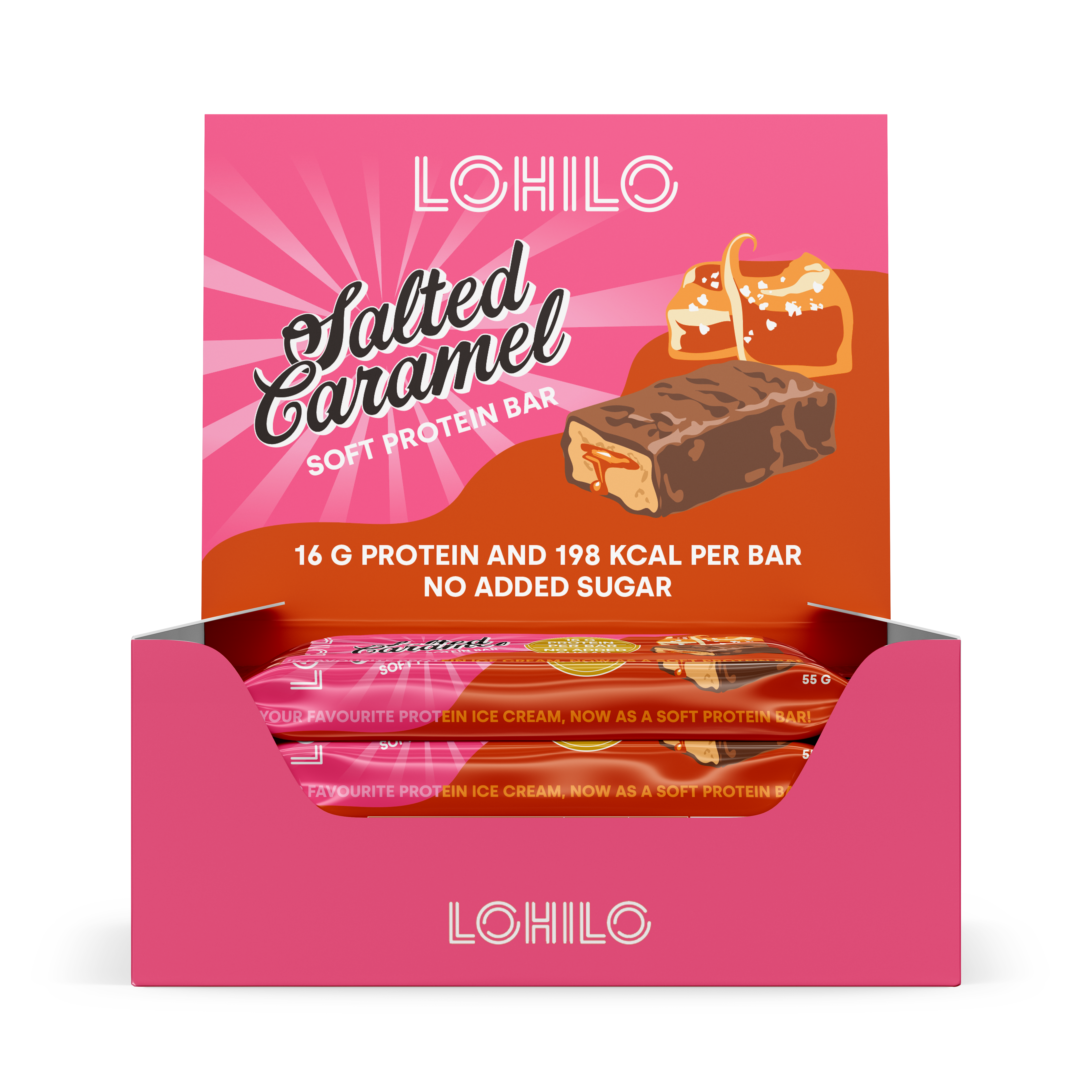 Lohilo Protein Bar - Salted Caramel (12x 55g)