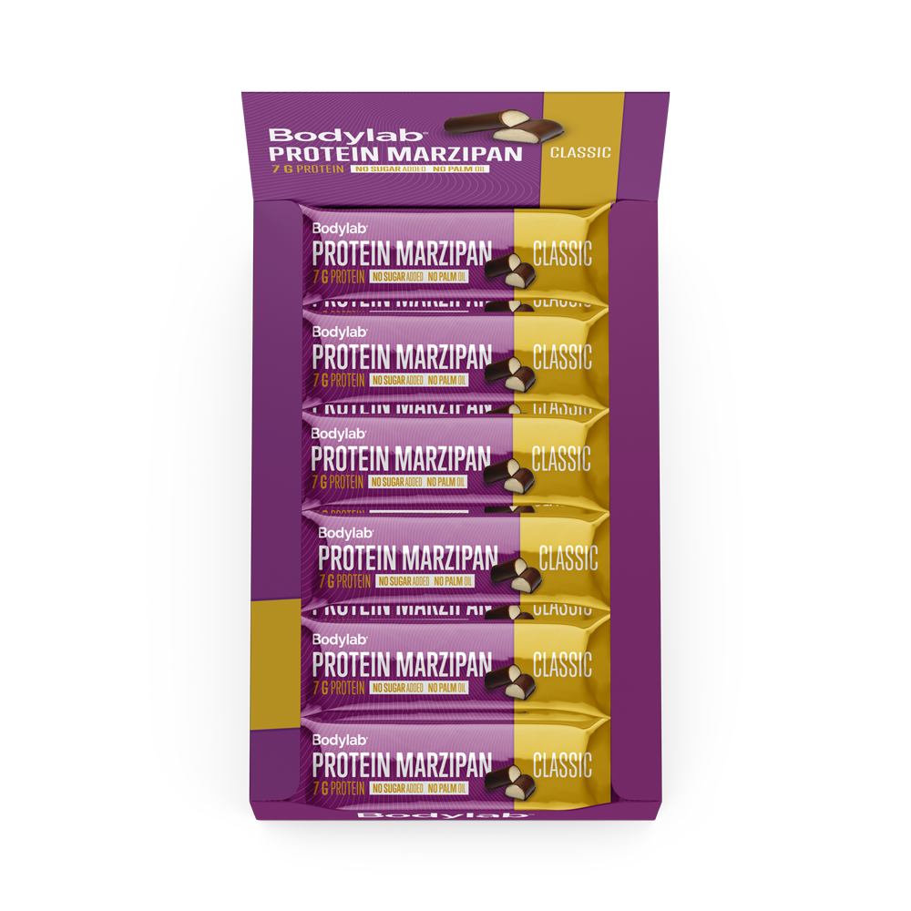 Brug Bodylab Protein Marzipan - Classic (12x50g) til en forbedret oplevelse