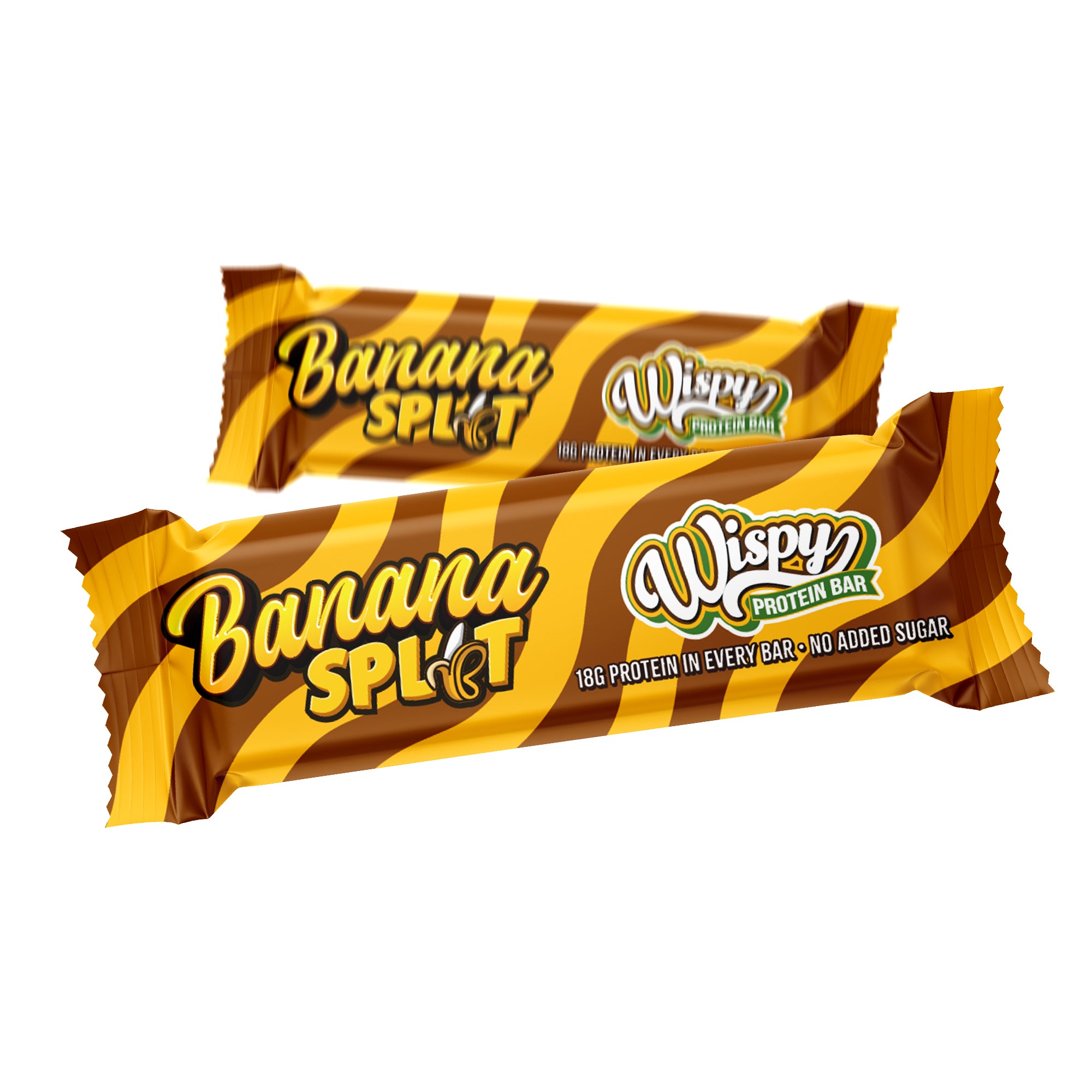 Billede af Wispy Protein Bar - Banana Split (55g)