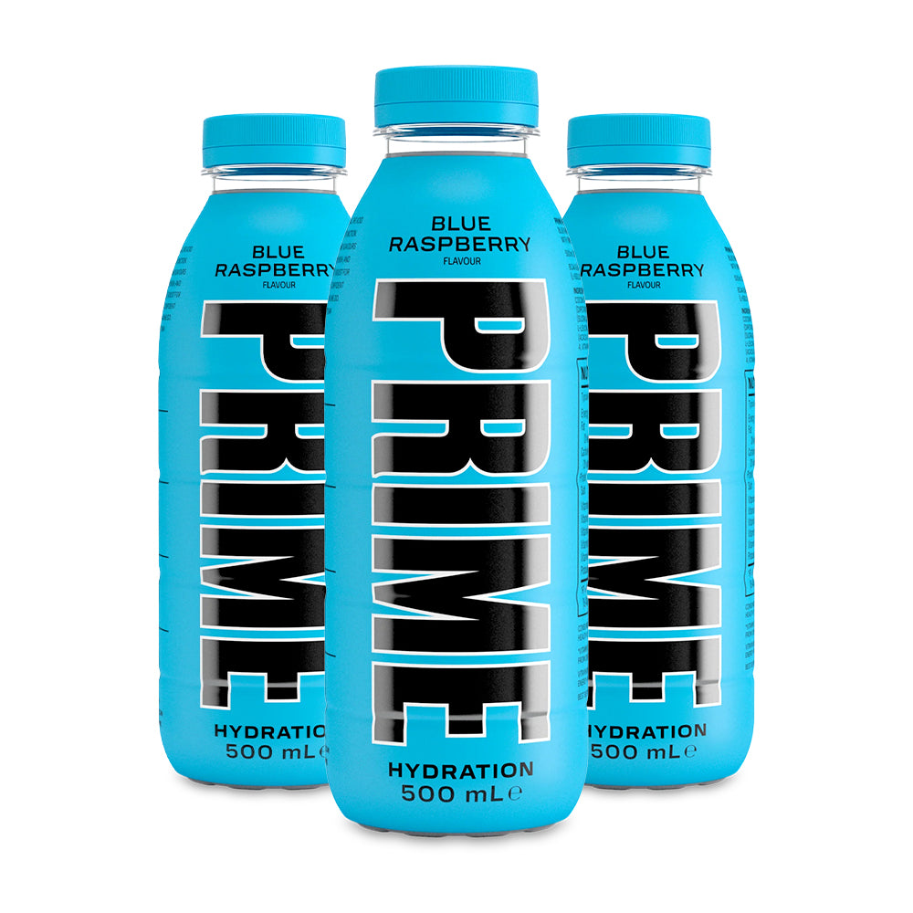 Brug Prime Hydration Drink - Blue Raspberry (12x 500ml) til en forbedret oplevelse