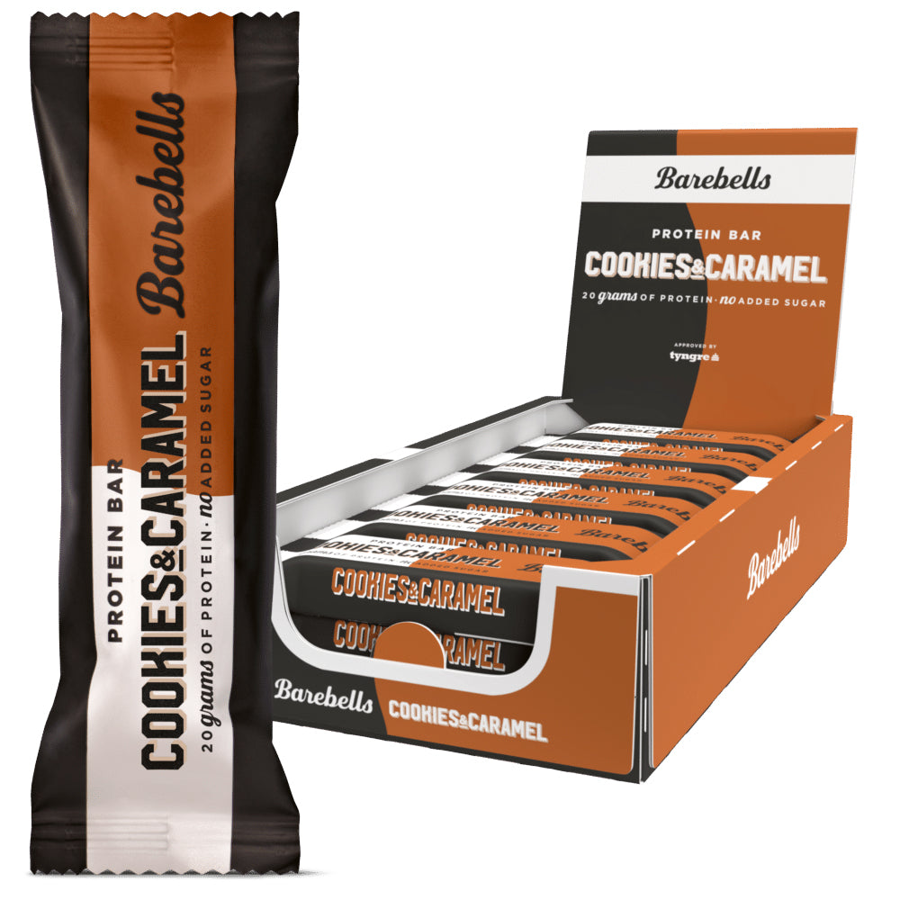 Billede af Barebells Protein Bar - Cookies & Caramel (12x 55g) hos Muscle House