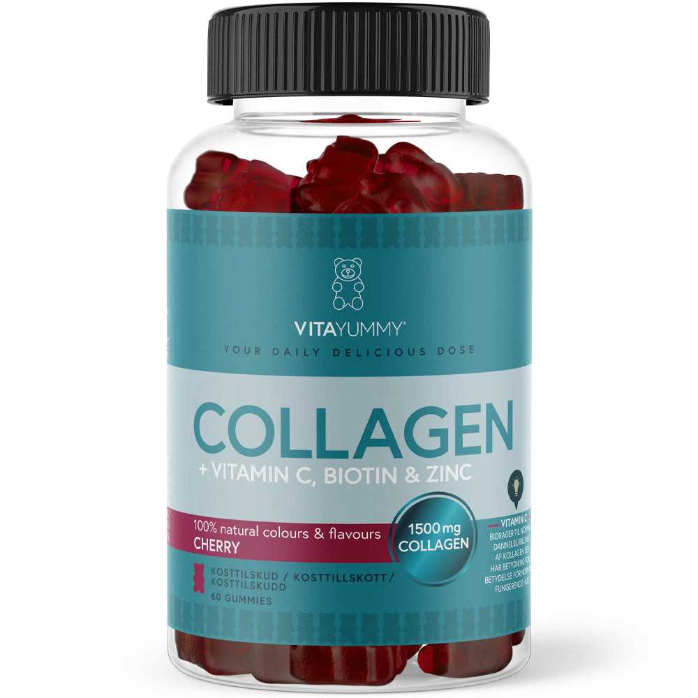 Brug VitaYummy Collagen - Cherry (60 stk) til en forbedret oplevelse