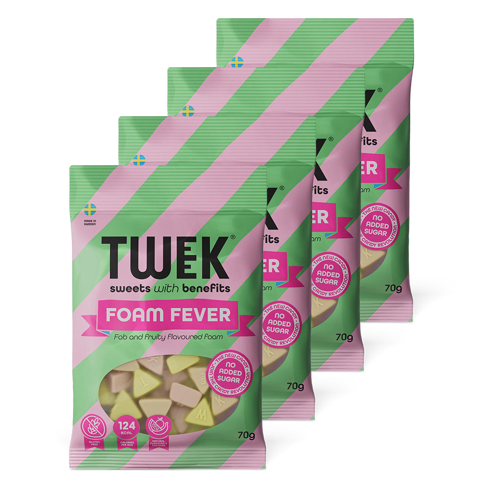 Brug TWEEK Candy - Foam Fever (4x70g) til en forbedret oplevelse