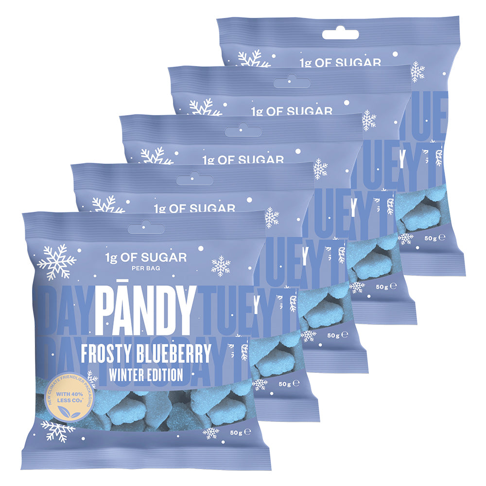 Brug PANDY CANDY - Frosty Blueberry (6x50g) til en forbedret oplevelse
